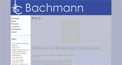 Desktop Screenshot of jcbachmann.com