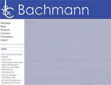 Tablet Screenshot of jcbachmann.com